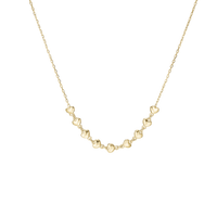 Hjerte halskæde, forg sølv