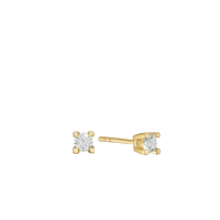 Eternity Ørestikker 8 Karat Guld Med 2x0,03ct W/SI Diamant