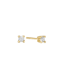 Eternity Ørestikker 14 Karat Guld Med 2x0,05ct W/SI Diamant