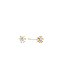 Eternity Ørestikker 8 Karat Guld Med 2x0,03ct W/SI Diamant