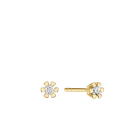 Eternity Ørestikker 14 Karat Guld Med 2x0,05ct W/SI Diamant