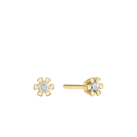 Eternity Ørestikker 14 Karat Guld Med 2x0,25ct W/SI Diamant