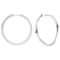 Creoler Sterling Sølv 32 mm Med Vippelås Tråd 2 mm