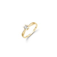 Eternity Ring 14 Karat Guld Med 0,20ct W/SI Diamant
