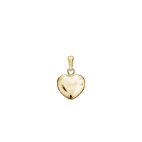 Hjerte Vedhæng 14 Karat Guld 10,5 x 12 mm