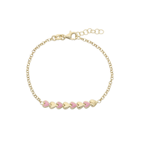 Armbånd Pink Hjerter