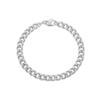 Armbånd, Big Links, 19cm sølv