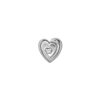 Connections Lås Heart Twist Sterling Sølv