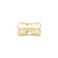 Charm Chunky Heart, forgyldt sølv