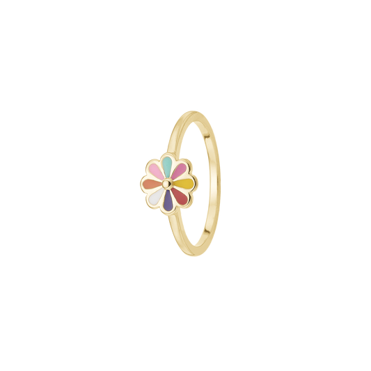 Ring, Colourful Flower, forg.