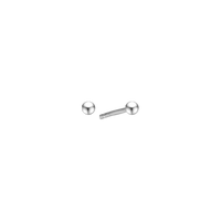 PLA. SØLV ØRESTIK 3MM KUGLE