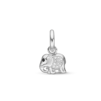 STORY sølv led elefant  m/cz
