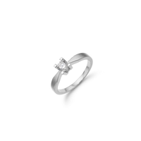 Eternity Ring 14 Karat Hvidguld Med 0,40ct W/SI Diamant