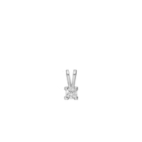 Eternity Vedhæng 14 Karat Hvidguld Med 0,20ct W/SI Diamant