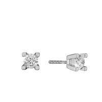 Eternity Ørestikker 14 Karat Hvidguld Med 2x0,50ct W/SI Diamant