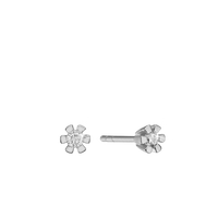 Eternity Ørestikker 14 Karat Hvidguld Med 2x0,20ct W/SI Diamant