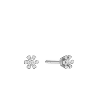 Eternity Ørestikker 14 Karat Hvidguld Med 2x0,25ct W/SI Diamant