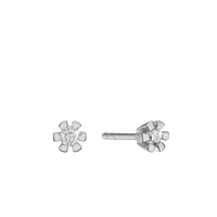 Eternity Ørestikker 14 Karat Hvidguld Med 2x0,30ct W/SI Diamant