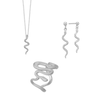 Snake smykkesæt, Sølv